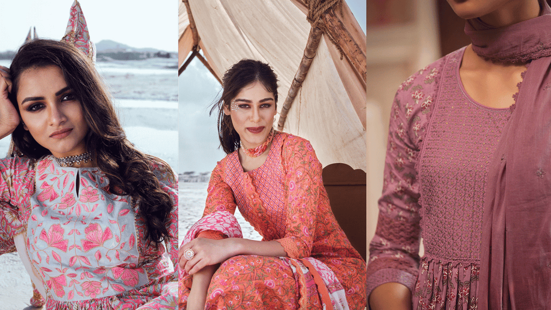 Pink Kurta sets