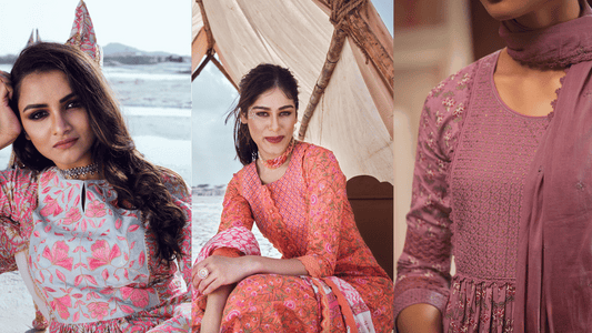 Pink Kurta sets