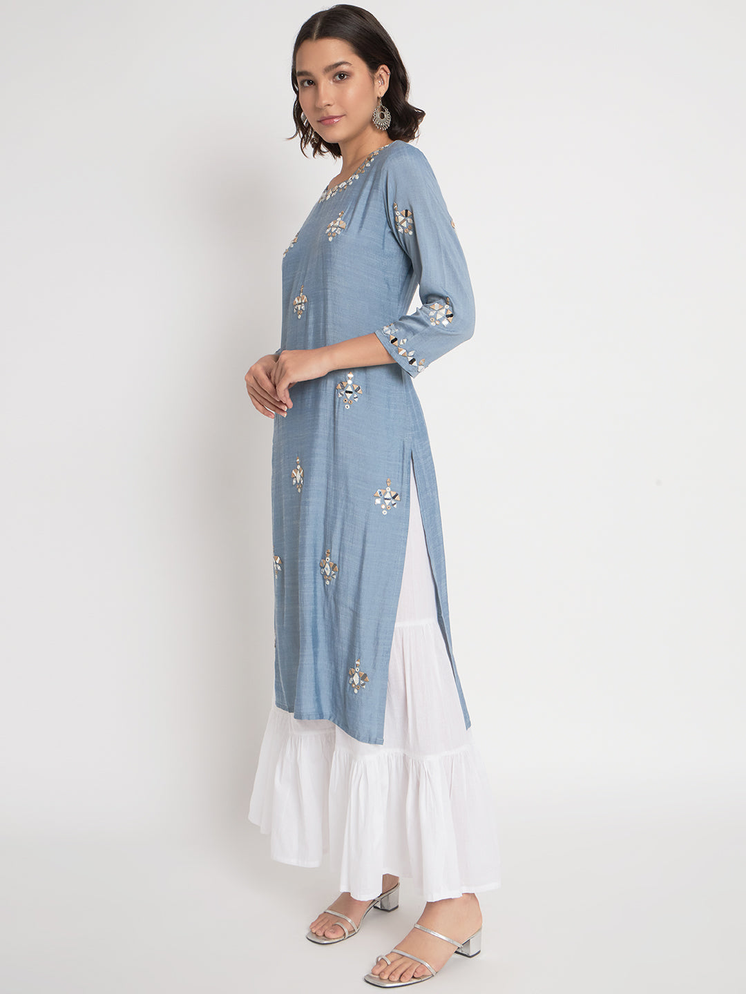 Embroidered Sharara Set - salwat
