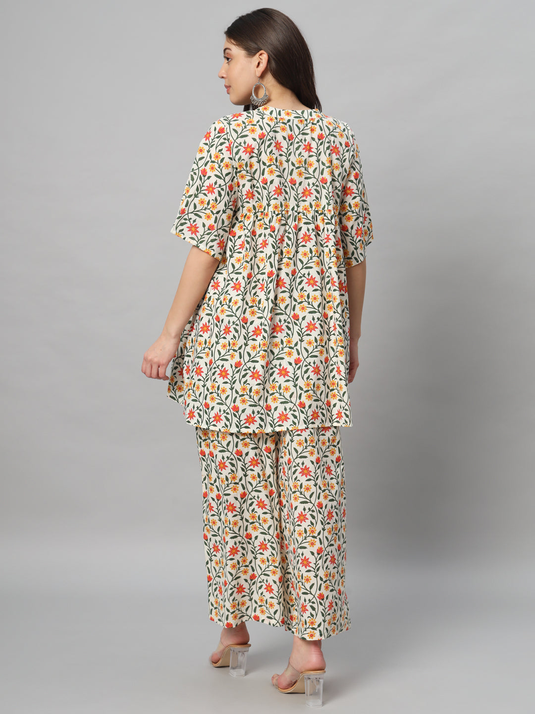 Colorful Printed Breezy Coord Set