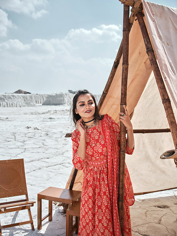 Women Indo Western Kurta Set