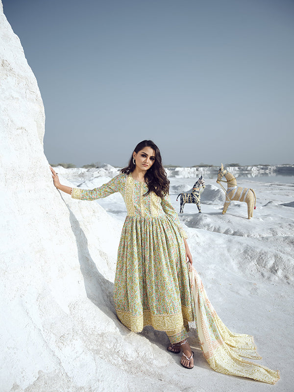 Flared Kurta Set