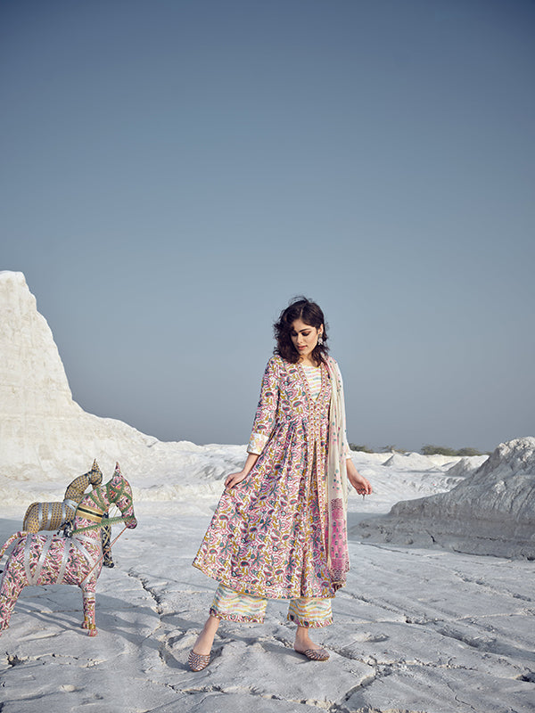 White Shrug Set - Salwat