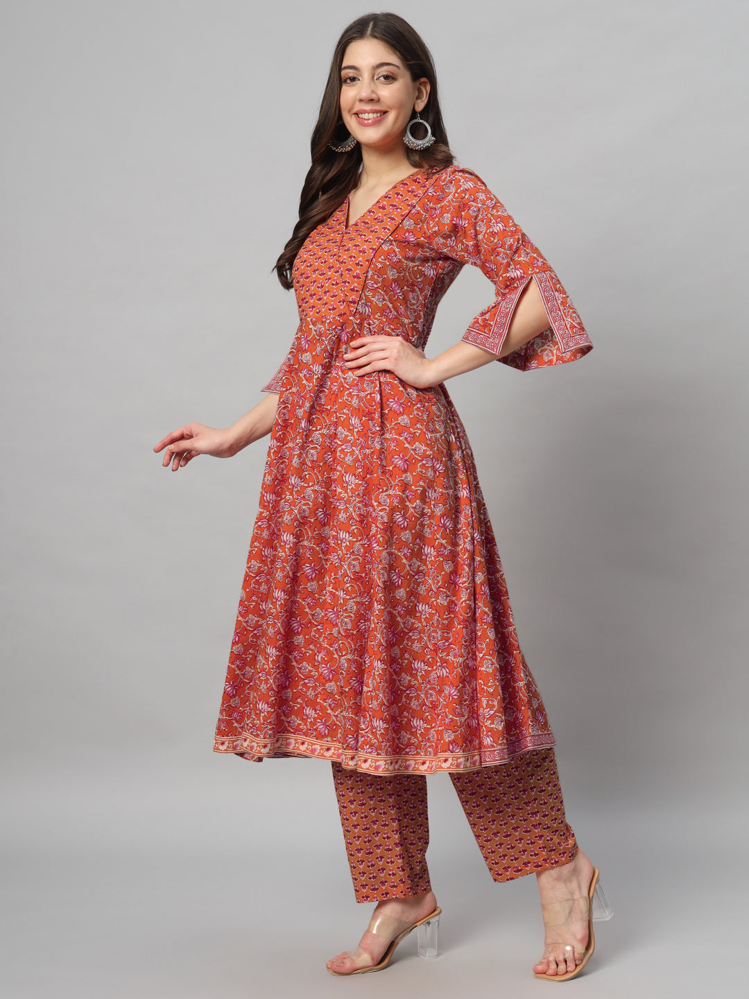 Anarkali Style Kurta Set